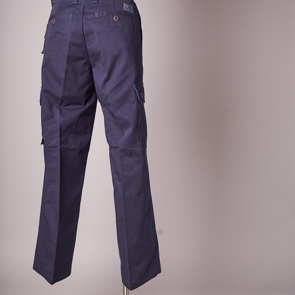 Y2K Hawk Skateboarding Apparel System Deadstock Blue Cargo Pants